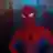 Spectacular Spider-Man standing in front of a crowd of other spider men