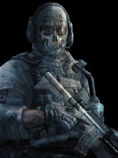 Ghost character from call of duty: modern warfare 2