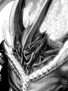 Garou's new form called Cosmic Fear Mode in the latest chapter