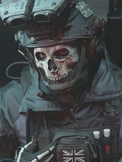 Ghost mask Call of duty Warfare Simon Riley
